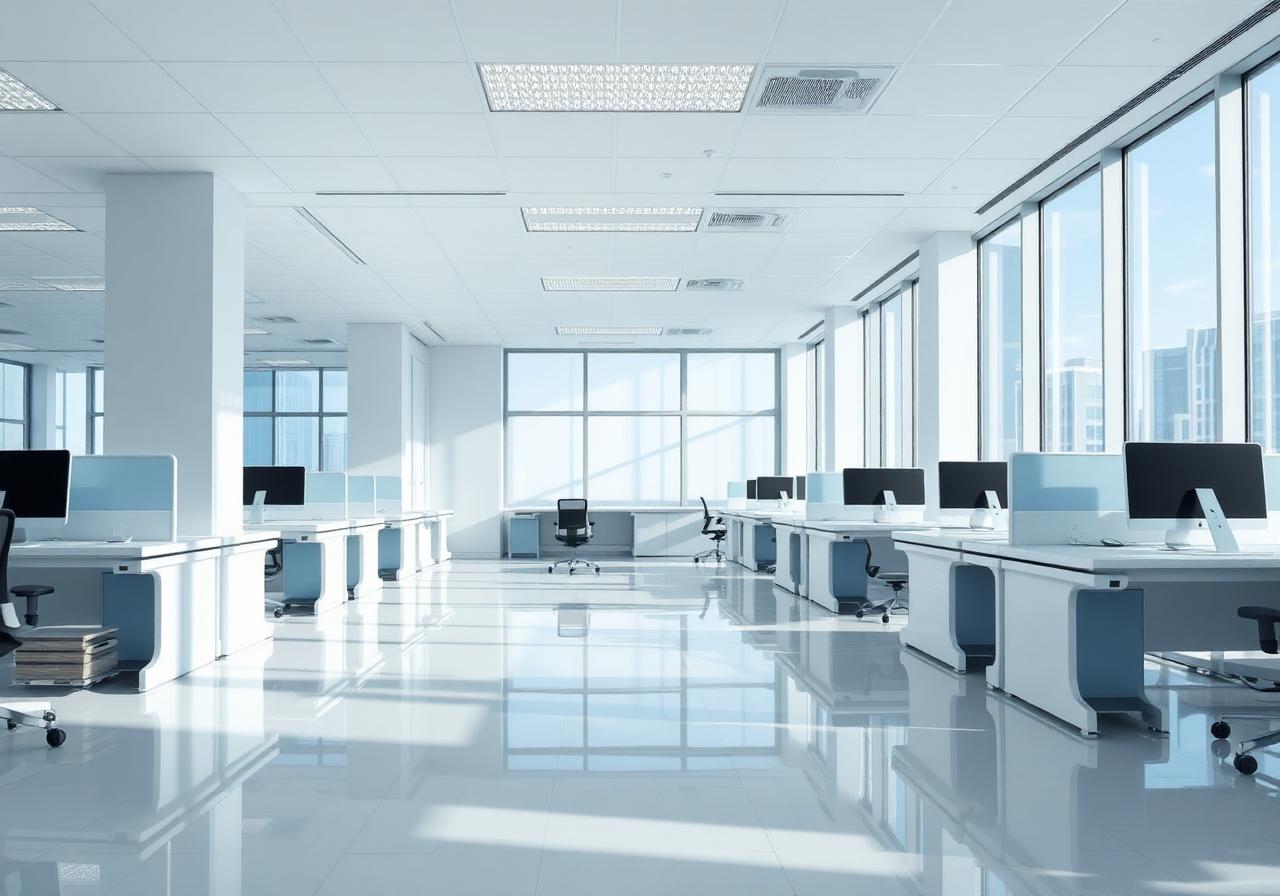Sauberes Büro